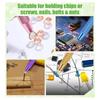 Grabber Pen 4-Claw Stainless Steel 4 Pcs Mini Jewelry Grabber Tool For Small Parts Pickup,Piercing Holder Tool
