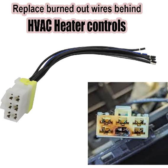 Manual Heater/AC HVAC Control Replacement Wire Pigtail 655-58785 Compatible with Subaru Crosstrek Impreza 2012-2016 72311fj050 72311SG010 72311SG300