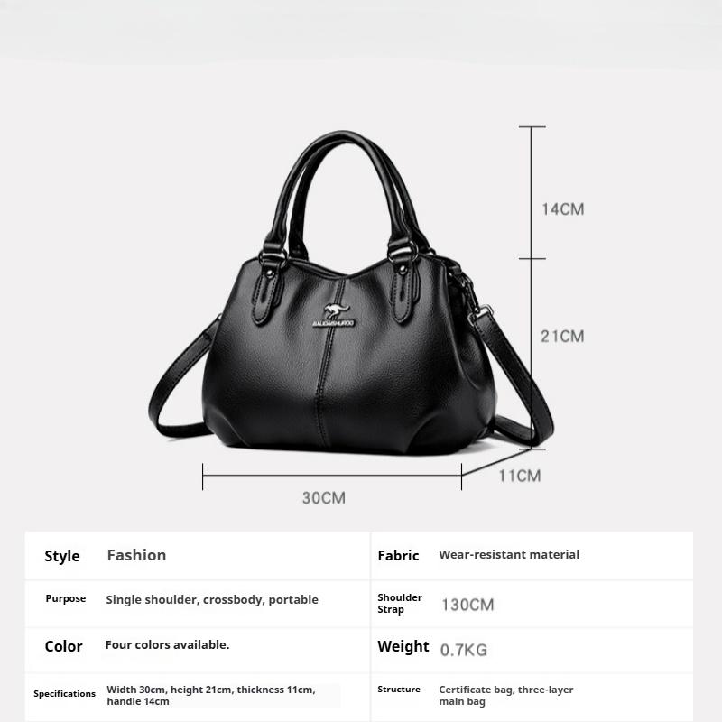 Taschen Damentaschen Neue Umhängetaschen Damen Schultertaschen Handtaschen mit mehreren Fächern für Damen mittleren Alters