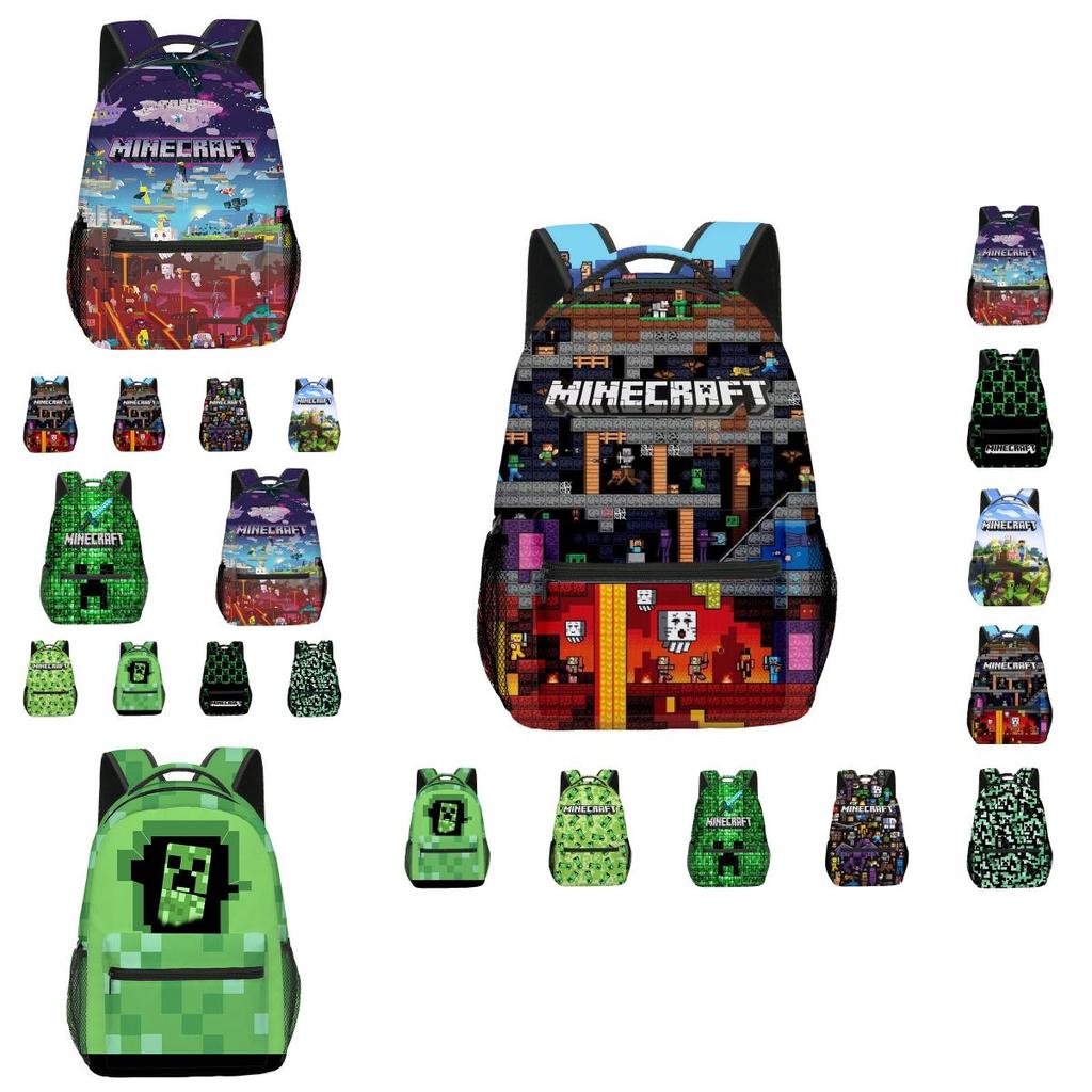 New Arrival Minecraft Kids Backpack For Elementary School Students