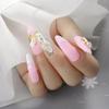 Beauty Nail Art Dekoration Golver Featherm 3D Metall Stil Maniküre Charm Design Öle Dekorative Accessoires