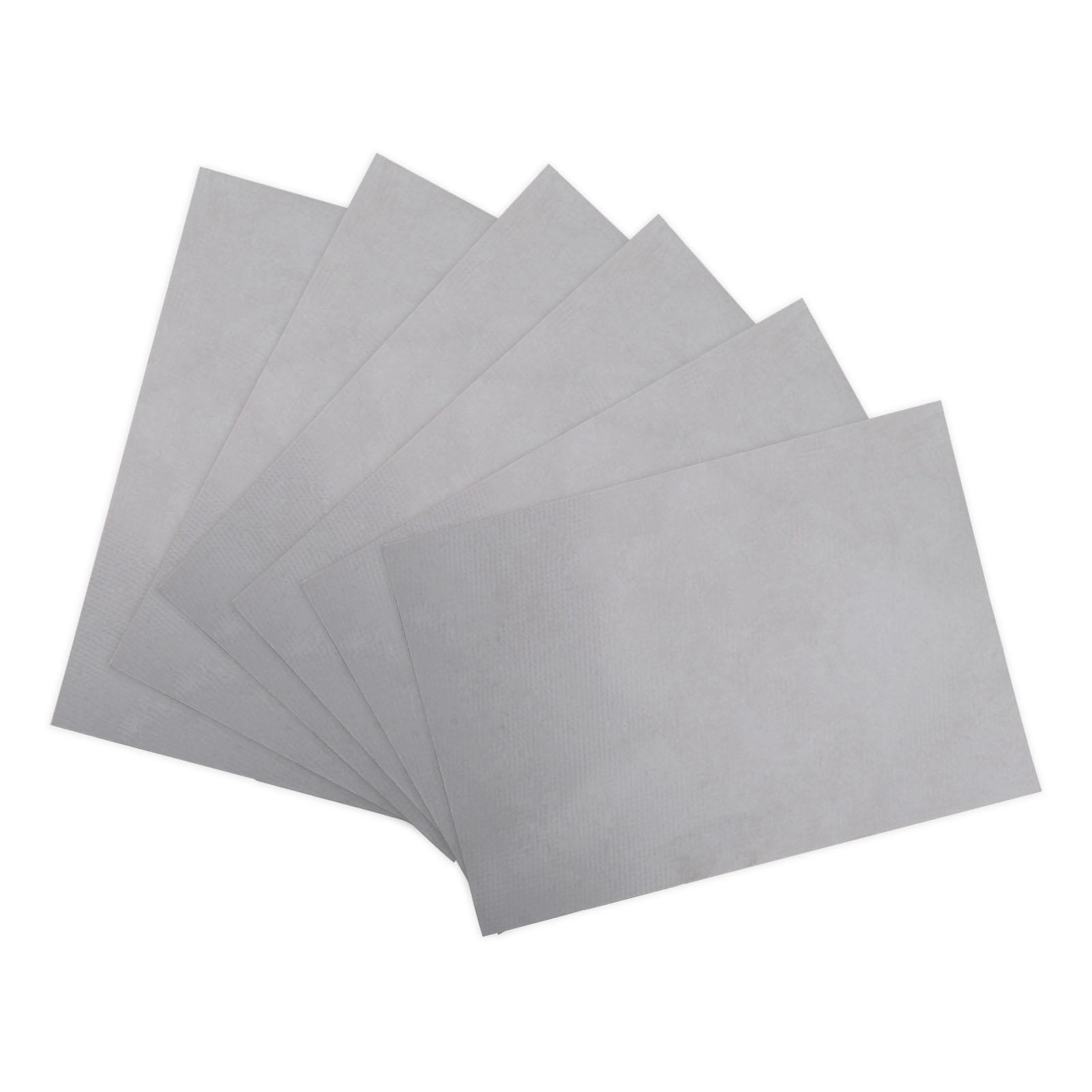 Набор из 6 шт. ремонтных заплаток из ПВХ для надувной лодки, плота, каноэ, каяка, бассейна. Универсальное использование. Серый