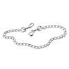 Hoyytu Adult Restraint Handcuff Double End Metal Hook Chain Portable Design for Couple Bondage Travel Intimate Use