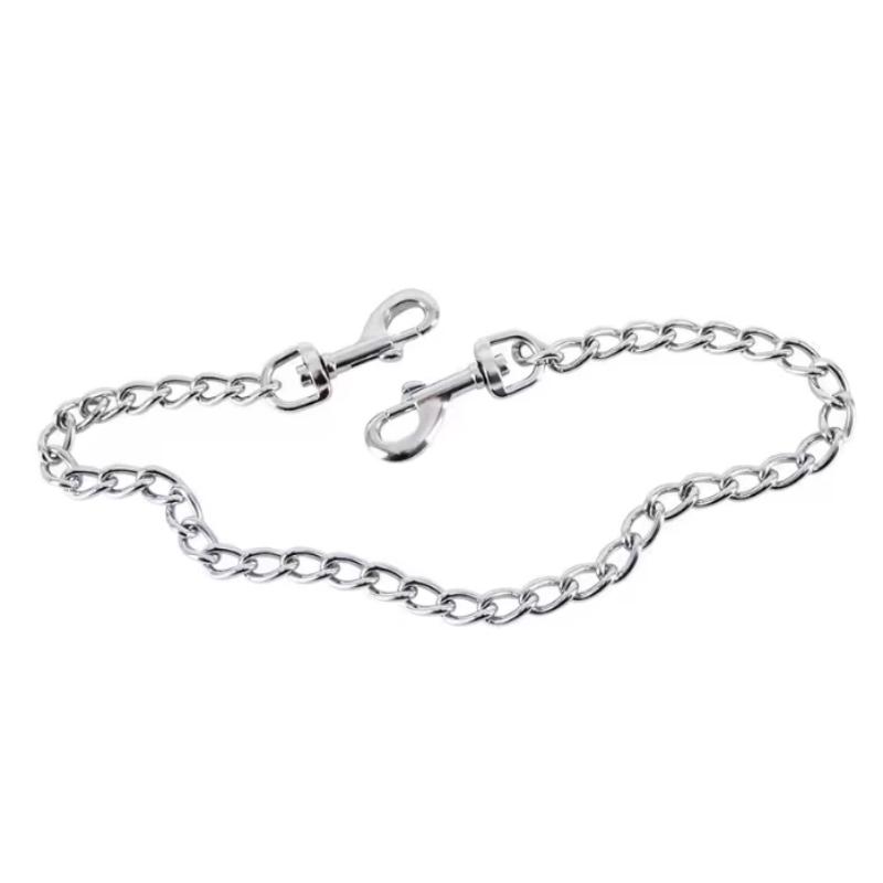Hoyytu Adult Restraint Handcuff Double End Metal Hook Chain Portable Design for Couple Bondage Travel Intimate Use