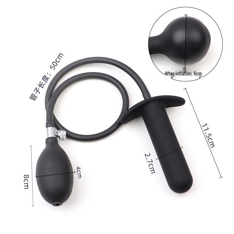 Inflatable Anal Plug - XL Thick Prostate Massager for Men & Women