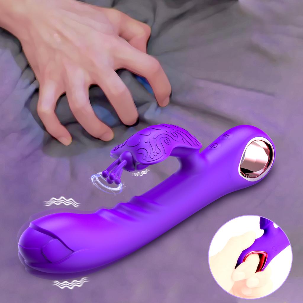 Dildo Butterfly Vibrator Rose Vibrating G-Spot Clitoris Stimulator Adult Female Women Sex Toy Dildo Vagina Massage Wand Sexy Toy