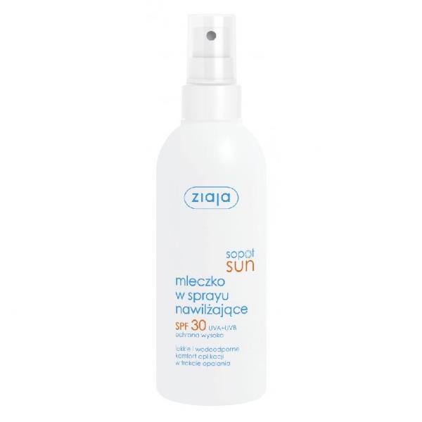Ziaja Sopot Sun Hydrating SPF 30 Sun Spray 170ml - High Protection & Moisture-rich Sunscreen