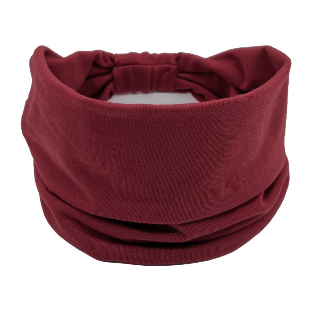 Women Solid Color Elastic Yoga Hair Band, Sweat Absorbing Sports Headband, Fashion Daily Gift Accessories
