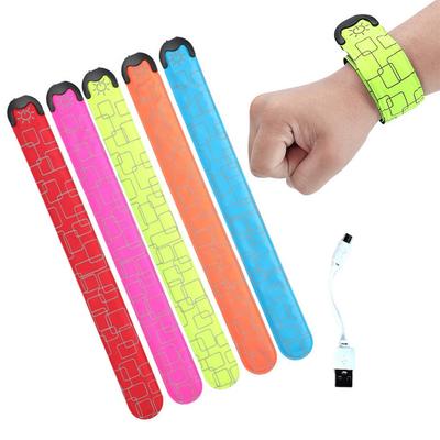 LED Safety Armband with Adjustable Fit for Night Cycling and Walking