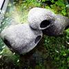 1/3pcs Aquarium Cichlid Stone Ceramics Rock Cave Aquarium Fish Tank Pond Shrimp Breeding Ornament Landscaping Decoration Marbles