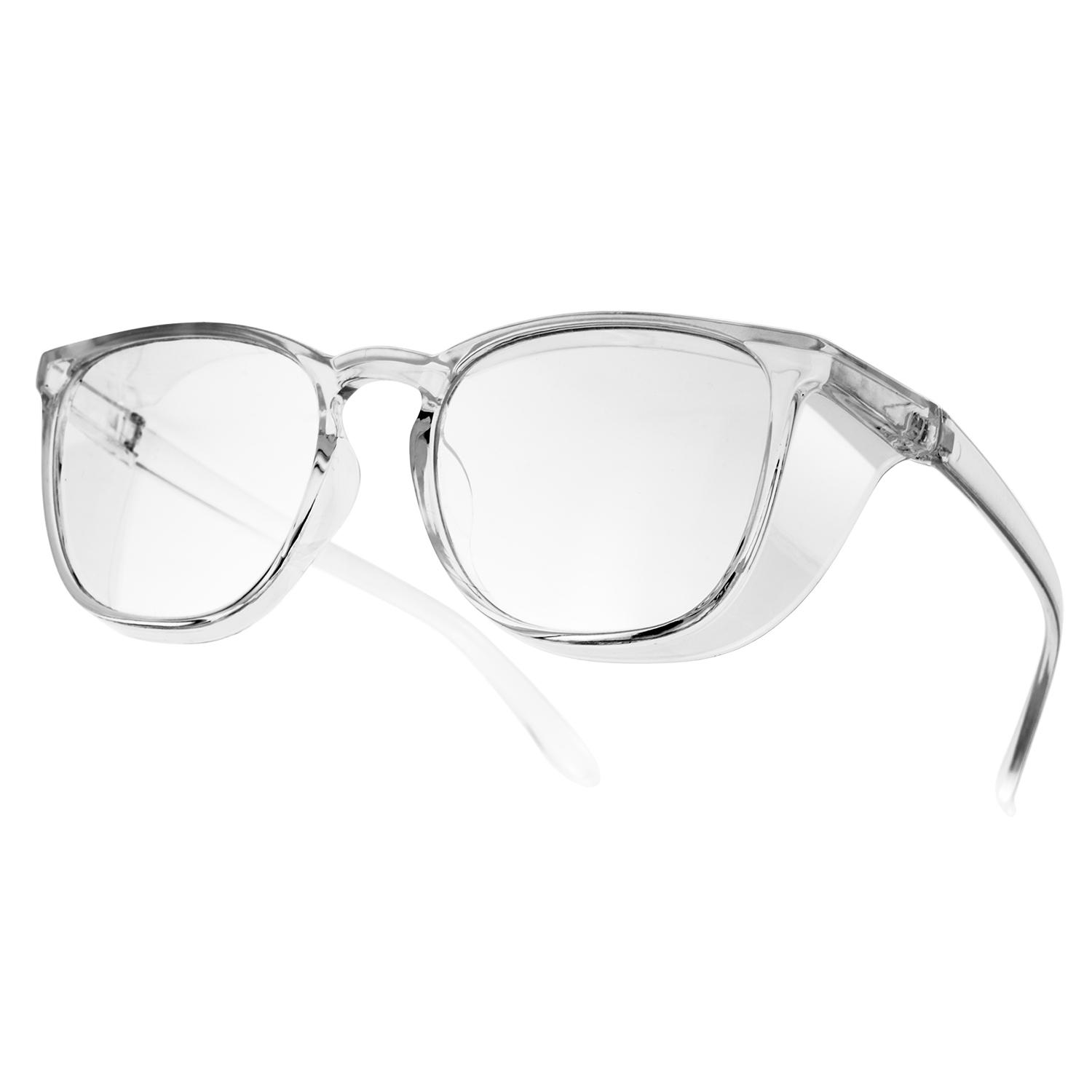 

2 Colors Safety Glasses Clear Flat Light Anti-fog Eye Protection прозрачный