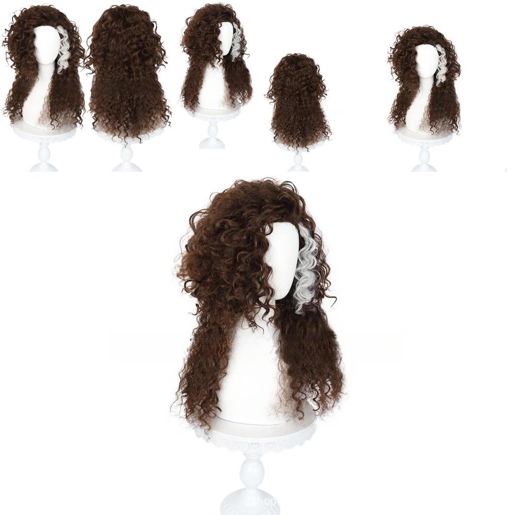 Bj-108 Bellatrix Lestrange Cosplay Pruik Authentieke Anime Stijl Veelzijdig Voor Elke Gezichtsvorm