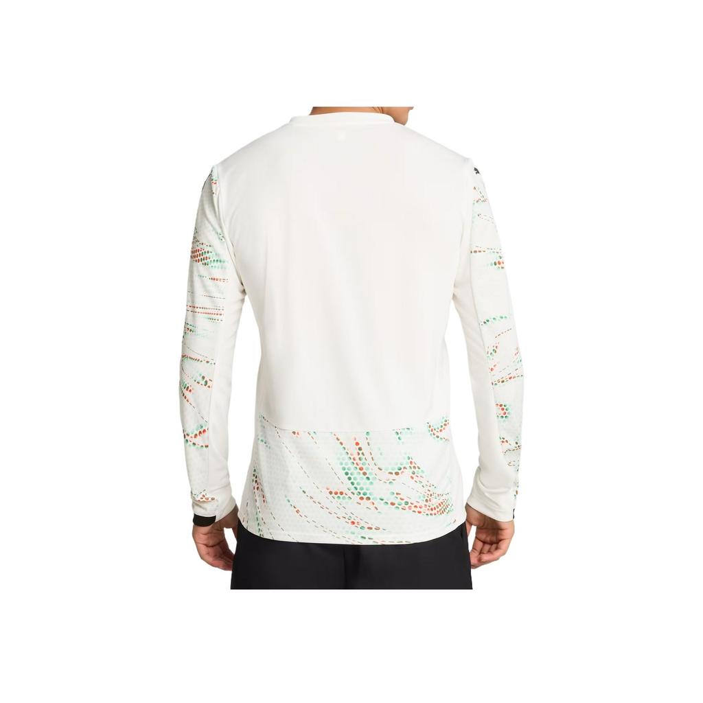 Puma Drycell Portugal 2025 Season Away Breathable Warm Comfortable Skin-Friendly Long Sleeve Football Shirt Men tops White 779210-04