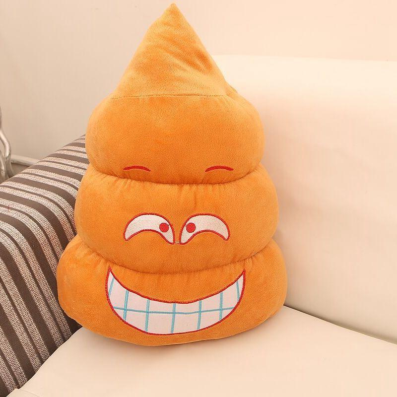 28CM Funny Poop Plush Toy Soft Poop Yellow Poop Party Decoration Gift Doll for Friends Festival and Birthday Presents