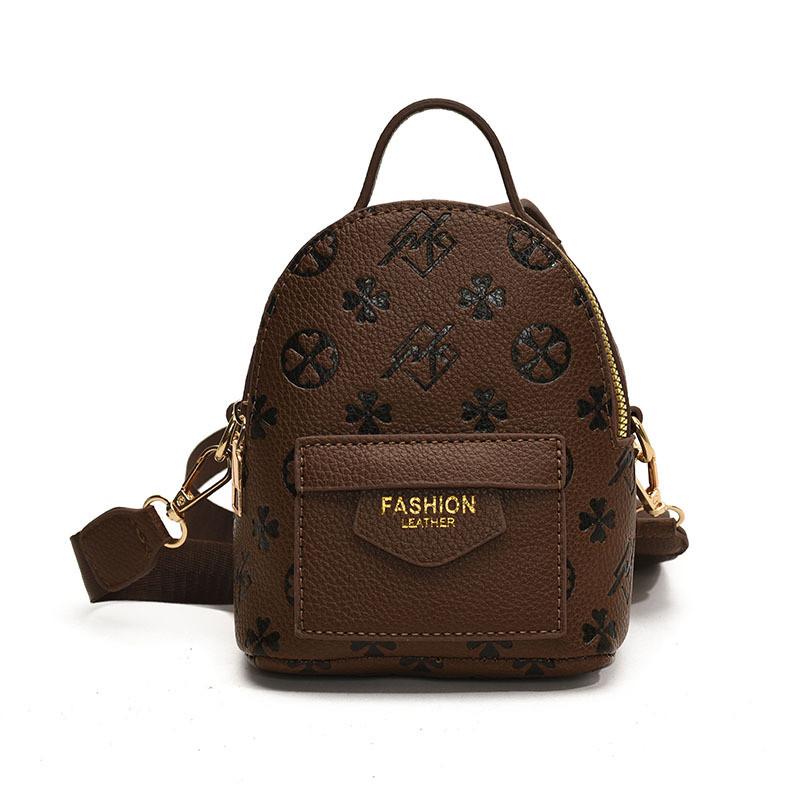 Backpack Pattern Printed Kids Shoulder Bag  Handheld Mini Dual Use Kids Bags