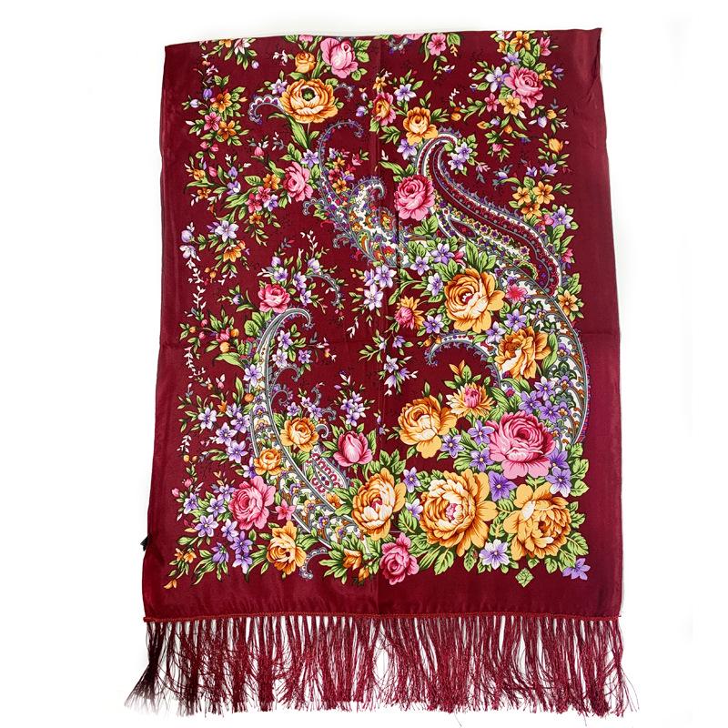 Ethnic Style Women's Shawl - Floral, Autumn/Winter Qipao Scarf, Sun Protection