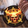 Pentagram Compass Circular Rug - Office Decorative Carpet For Living Room Bedroom Door Mat Floor Rug Computer Chair Area Rug