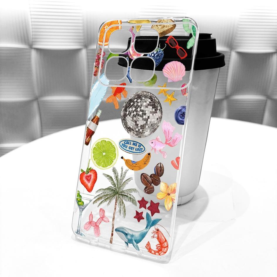 Case For Xiaomi Redmi K70 Pro Ultra Cover Popular Flower Soft Transparent Silicone Phone Shells For Xiaomi Redmi K70 K70e Fundas