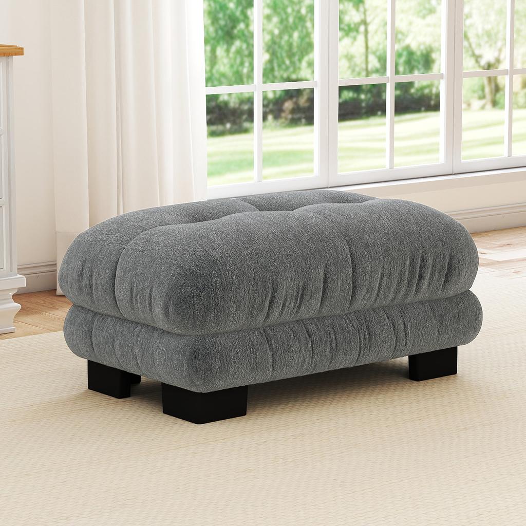 Paris Ottoman - Gray