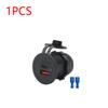 1-3PCS Car Dual USB Charger Socket DC 10-28V QC3.0 PD Type C 18W Car Charger Adapter with Cover Car Dual Port for Boat Truck