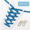 NEW Colourful Elastic Laces Sneakers Lock No Tie Shoelaces Kids Adult 8mm Wide Flat Shoelace Without Ties Shoes Accessories