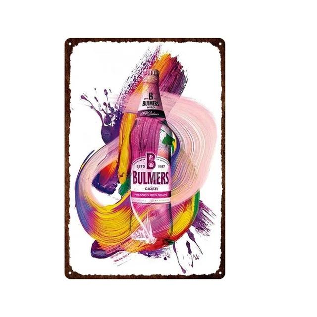 Vintage Coconut Milk Beach Bar Tin Sign  Southeast Asia Popcorn Beer Cafe Restaurant Kitchen Wall Decor Metal Poster