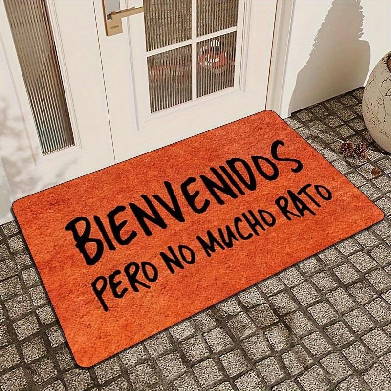 Unique Spanish Slogan Welcome Doormat Funny Entryway Floor Mat Aesthetic Housewarming Gift Idea For Inside Outside Rug