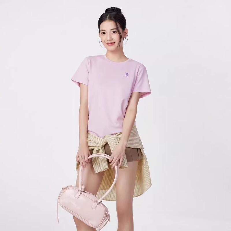 CAMEL Women's Quick-Dry Round Neck T-Shirt