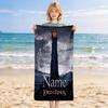 Personalized Name Tower Power Printed Beach Towel,a Quick-drying, Absorbent Mat Suitable for the Beach, Pool, Gym, and Travel Fans Gift 28