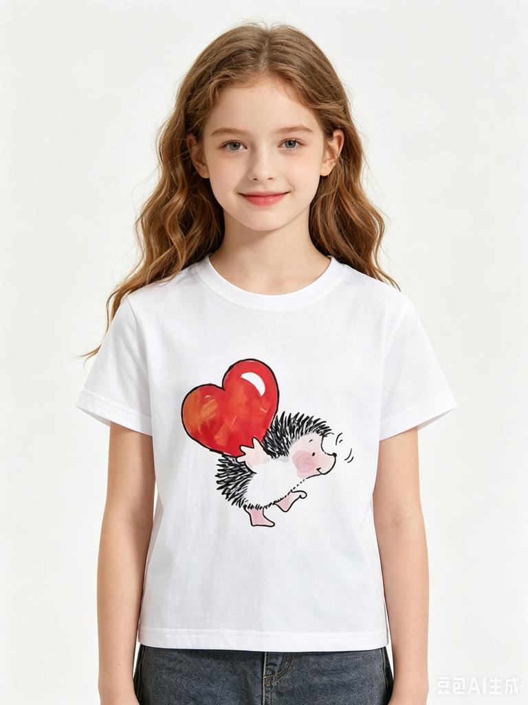 Summer Trendy Kids TShirt for Boys And Girls Cute Child Hedgehog Print Top Casual Summer Clothing for Children