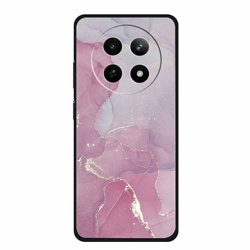 Case For Realme 13 Plus Marble TPU Soft Silicone Back Cover For Realme 13+ Cases Protective Mica Painted Colorful Bumper Capa