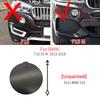 For BMW F15 X5 M Sport 2014-2018 Car Front Bumper Trailer Hook Tow Cover Cap Replacement Accessory Black White 51118060131