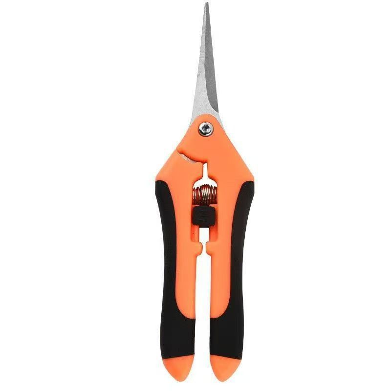 Stainless Steel Pruning Shears for Harvesting Fruits Scissors for Grape Pruning And Tools for Picking Vegetables And Fruits оранжевый