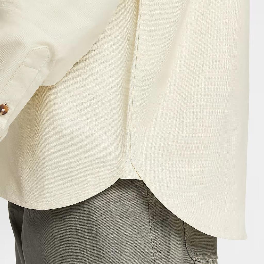 Nike Club Polo Bequemes Lässiges Langarmhemd Herrenhemden Hell-Khaki HM9591-234