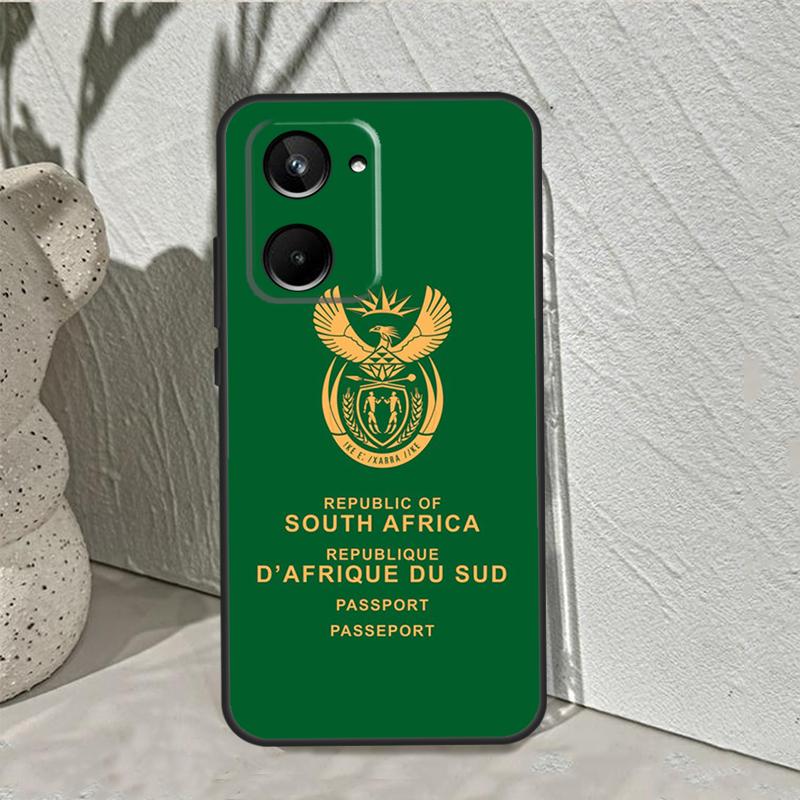 South African Flag For Realme GT7 Pro GT6 C67 C65 C63 C61 C55 C53 C51 C35 C71 C75 10 11 12 13 14 Pro Plus Case