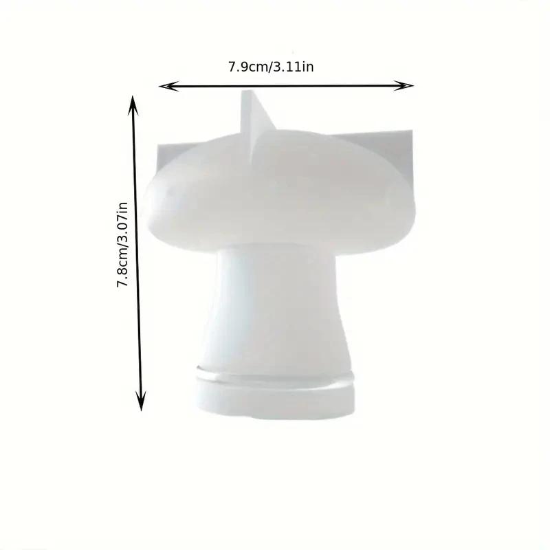 A Top Quality Mushroom Shape Silicone Mold for Handmade Candle Plaster Soap Epoxy Resin Chocolate Decoration Gypsum Ice DIY