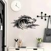 Black Iron Wave Wall Art for Living Room Patio Office, Metal Home Decor Coastal Design