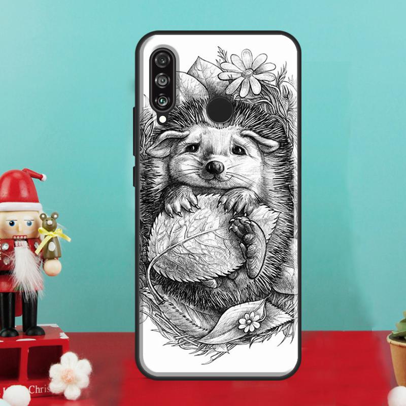 Animal Hedgehog For Huawei Nova 5T 10 9 SE 12s 11i 12i Y91 Y90 Y60 Y70 Y72 Y61 P20 P30 P40 Lite P60 Pro Case