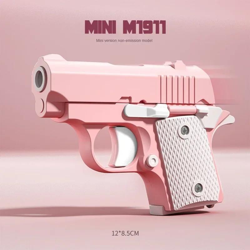 Dětské pistole Model 3D Mini 1911 Gravitační potisk Fidget Hračka pro děti Dospělí Hračka proti stresu Děti Dekompresní dárek