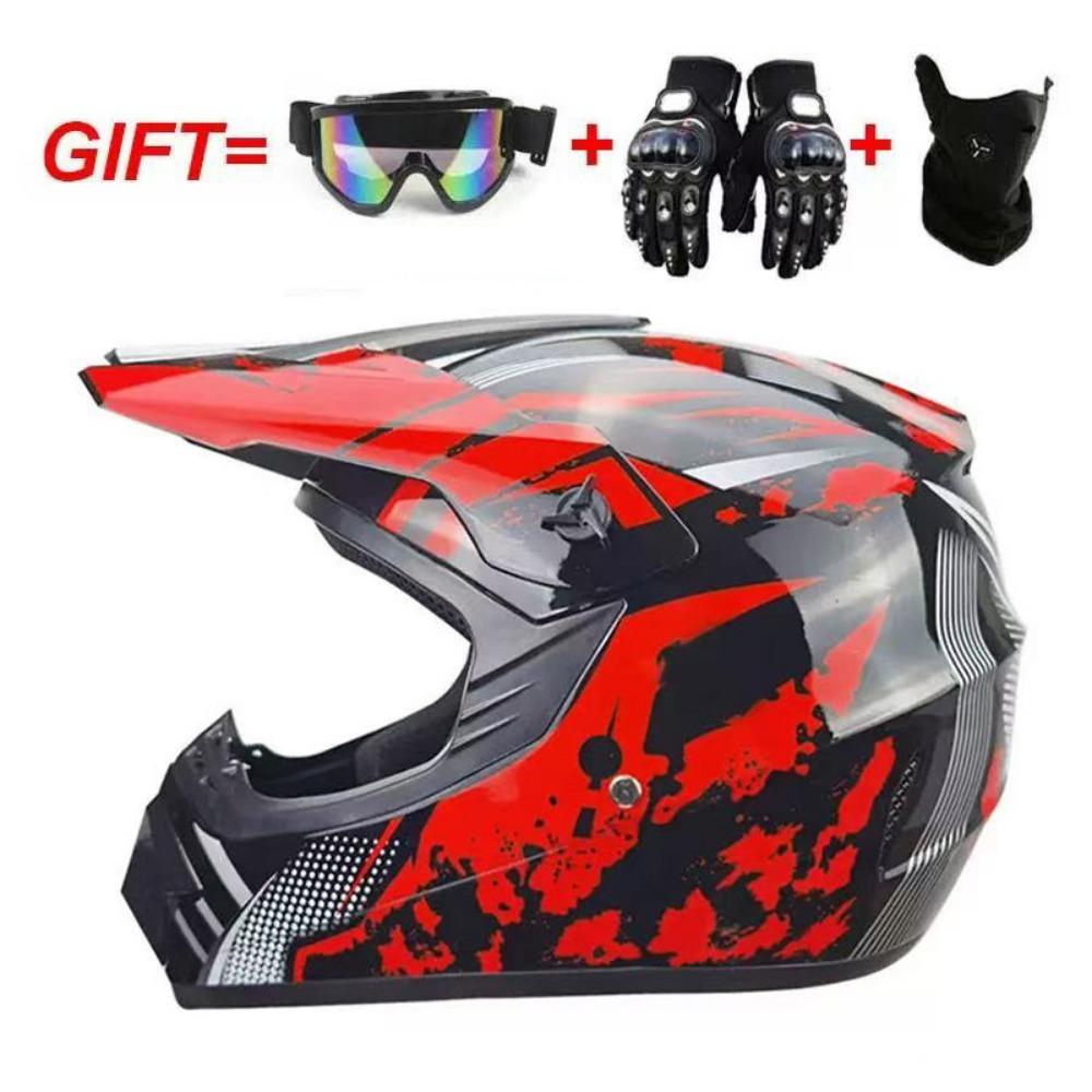 Cool Helmet Junior Motorcycle Helmet Mountain Bike ATV Off-Road Vehicle Helmet