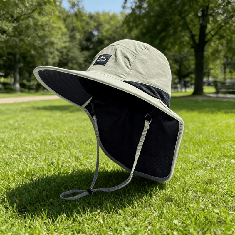 One-piece Sun Hat Neck Climbing Hat for Men and Women Outdoor Camping Mountain Climbing and Fishing