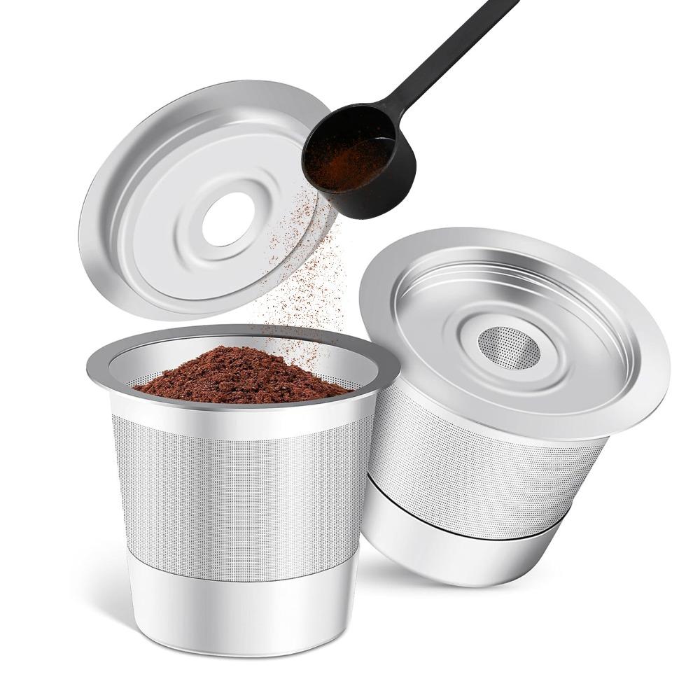 Reusable Stainless Steel K-Cup Filter - Compatible with Keurig 1.0 Coffee Makers & Ninja, Eco-Friendly for Home/Office Daily Use YJKJ-Ninja01