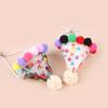 Pet Birthday Party Outfit Set - Polka Dot Bib Collar Hat Cats Dogs Cute Mesh Costume Accessory Photoshoot