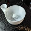 Vegetable Fruit Washer Cleaning Spinner Machine Food Cleaner Quick Drain Fruit Basket for Kitchen Picnic