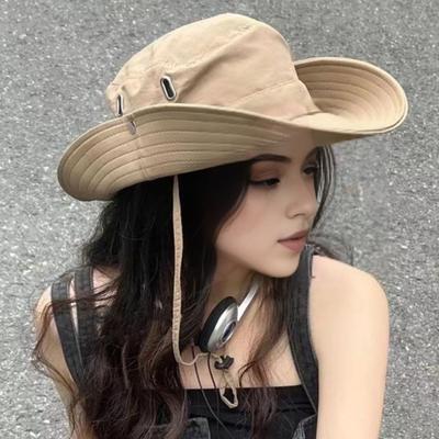 Wide Brim Sun Hat Men Women Breathable UPF 50+ UV Protection Hat Summer Outdoor Fishing Hiking Climbing Hiking Gardening Sun Protection Hat