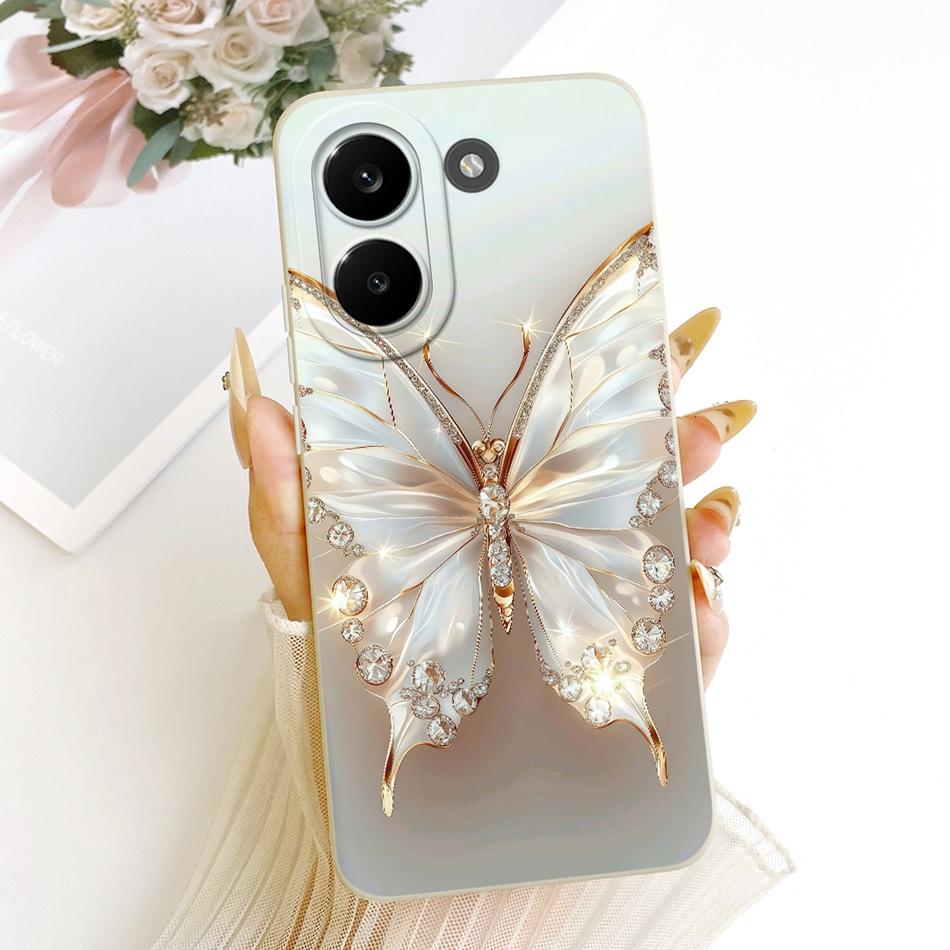 For Xiaomi Poco X8 Pro / X8 Pro Max Cute Cat Flower Cartoon Phone Case For Poco X8Pro X 8 Pro Max 5G Soft Silicone Cover Bumpers