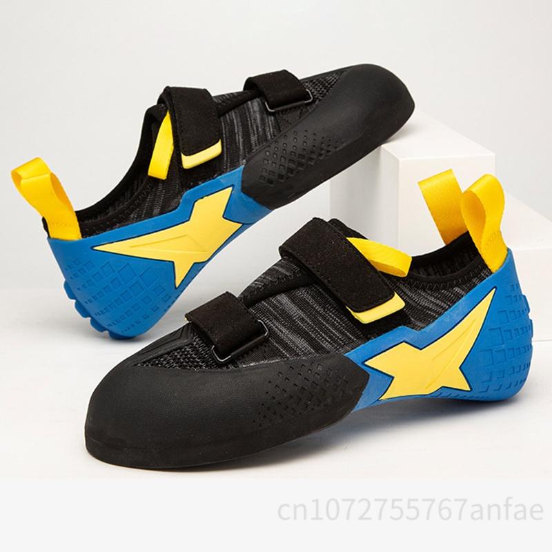 Professional Adult Indoor Outdoor Rock-Climbing Training Shoe Beginners Bouldering Training Sneaker Non-slip Soft Comfortable