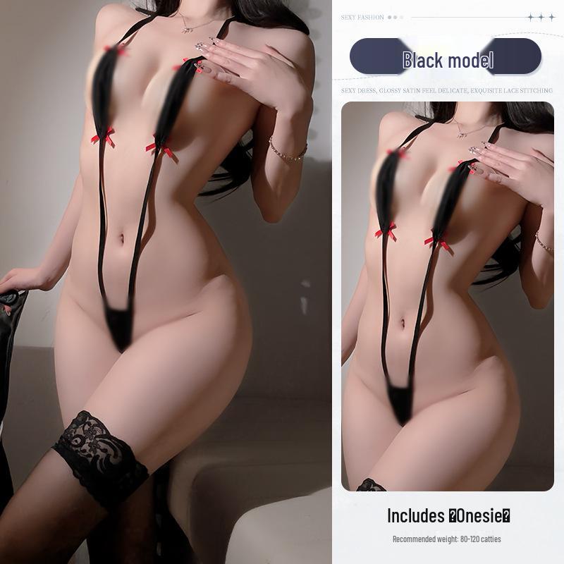 Erdbeergestreifter einteiliger Bikini Schulbadeanzug (Abnehmbares Set)