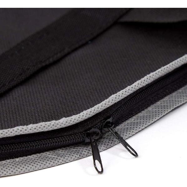 Brown Leather Suit Cover Zipper Closure Garment Protector Travel Coat Case Storage Pouch