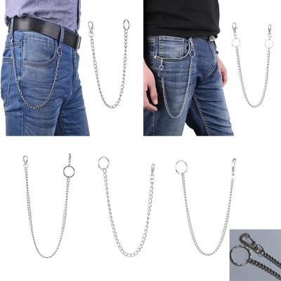 Fashion Single Strands Rock Punk Pants KeyChain Hip Hop Jewelry Wallet Chain Belt Biker Link